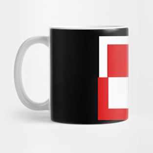 Polish Air Force Roundel - Szachownica Poland Checkerboard Mug